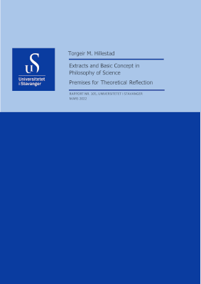 Cover for Extracts and Basic Concept in Philosophy of Science : Premises for Theoretical Reflection