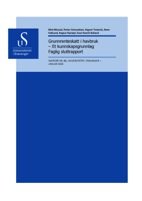 Cover for Grunnrenteskatt i havbruk – Et kunnskapsgrunnlag Faglig sluttrapport