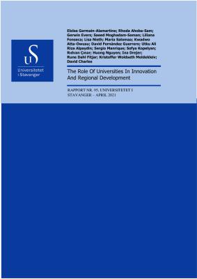 Cover for The Role Of Universities In Innovation And Regional Development